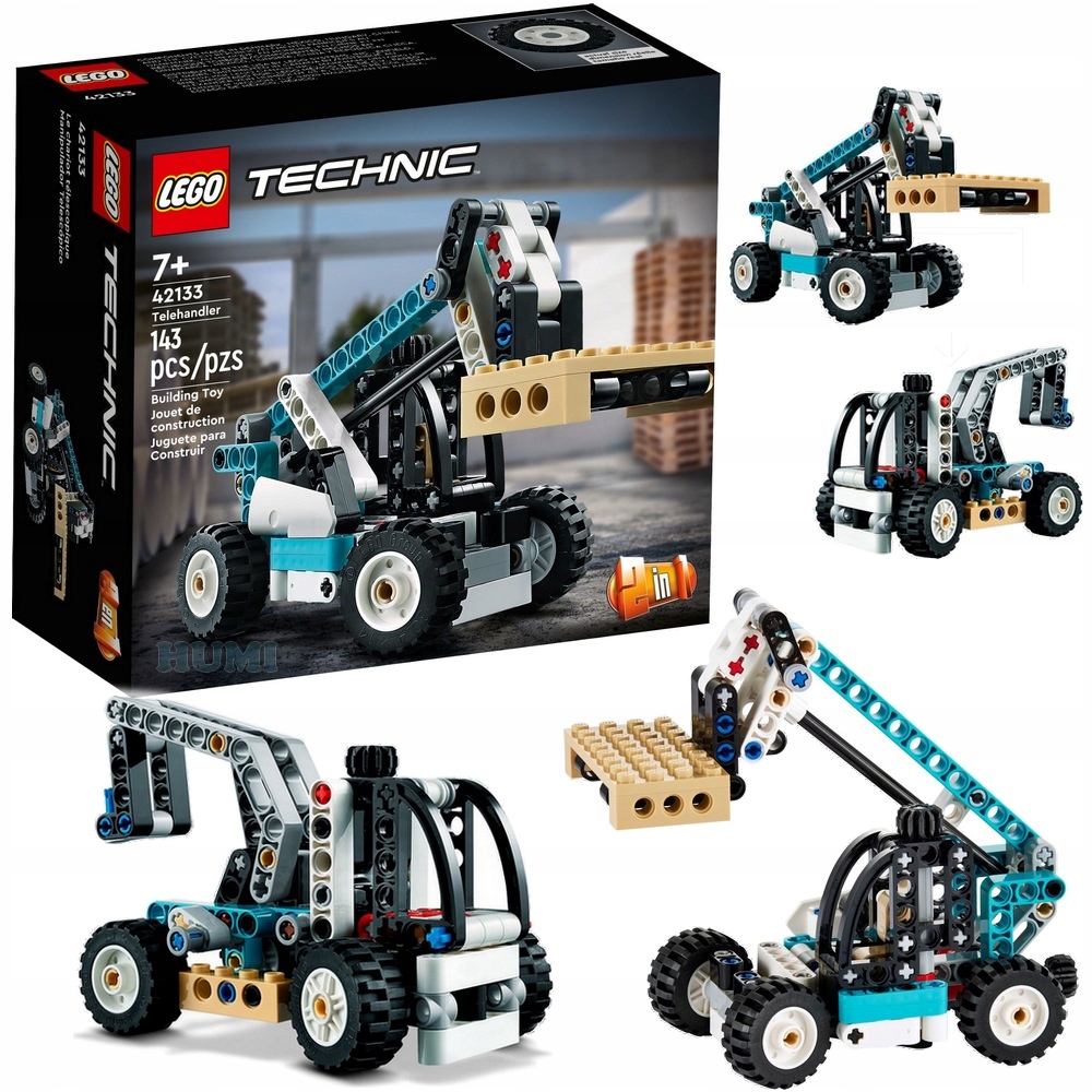 

Lego 42133 Technic Ładowarka Pomoc drogowa 2w1