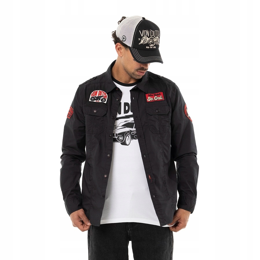 Košeľa Von Dutch Pick Over – čierna M
