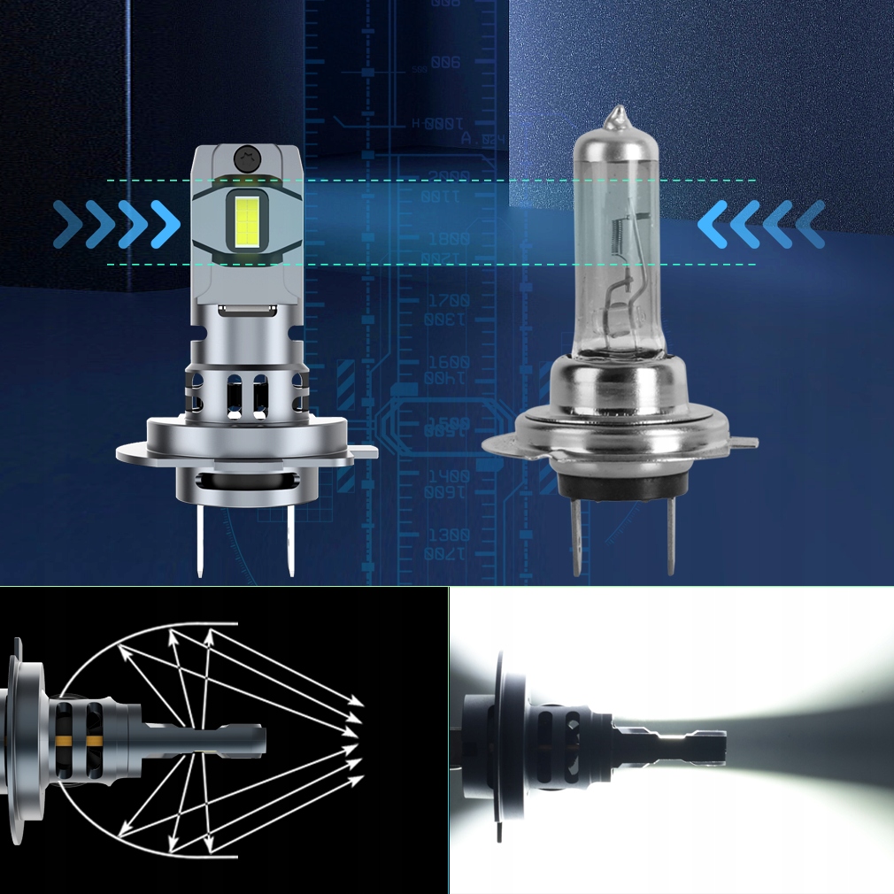 ŻARÓWKI LED H7 XSTORM 1 DO 1 WIĘCEJ ŚWIATŁA CANBUS Producent Xstorm