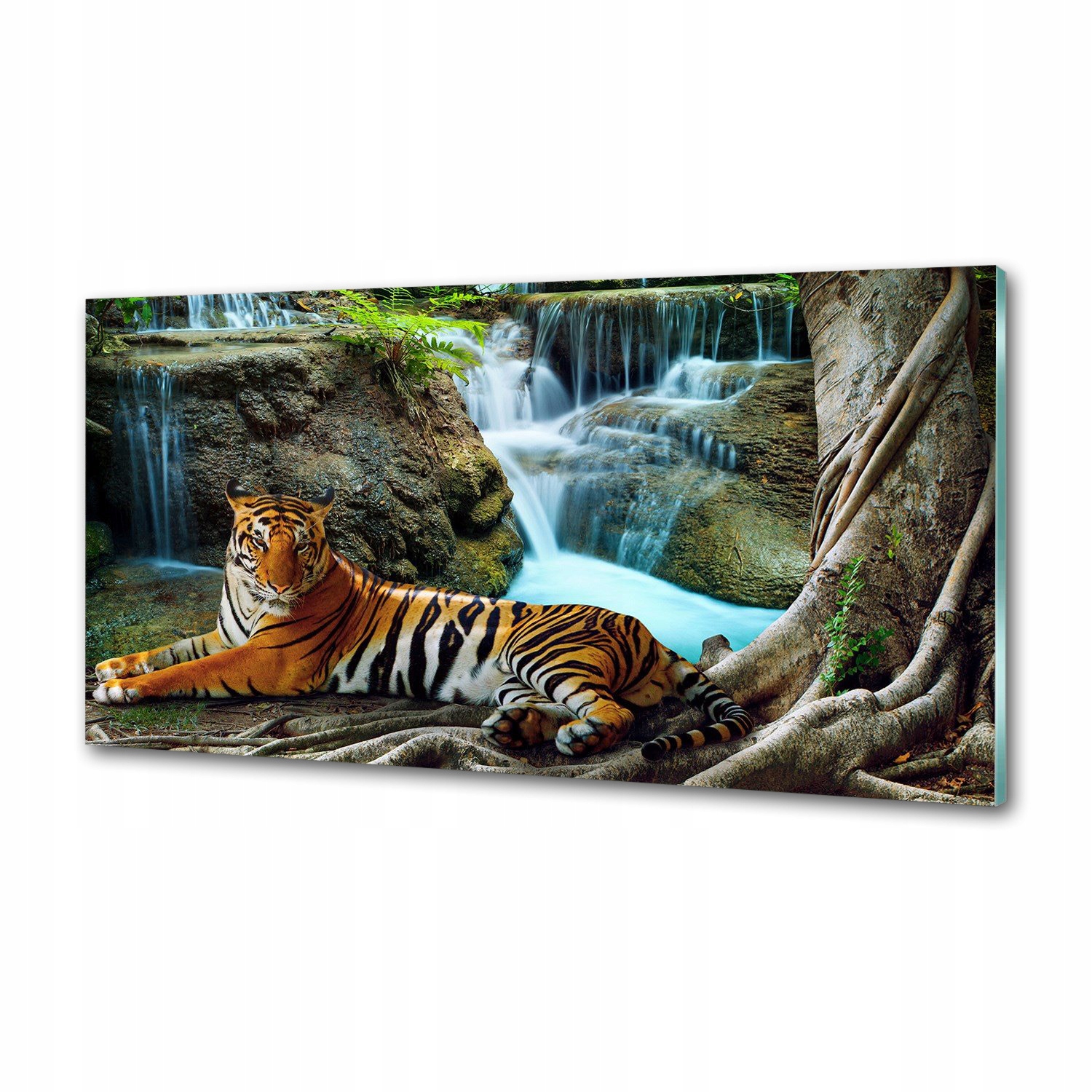 Panel do kuchyne Tiger vodopád 120 x 60 cm Lepidlo