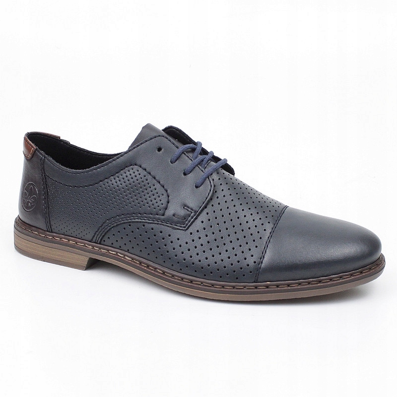 Rieker 13431 Tmavě Modré Klasické Šněrovací Šňůrky vel.