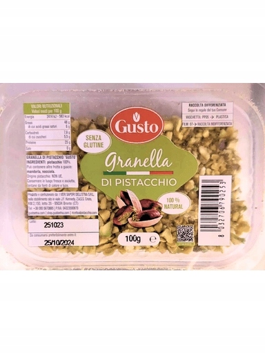 3 x Granule pistácie Granella di Pistacchio 100 g Etna