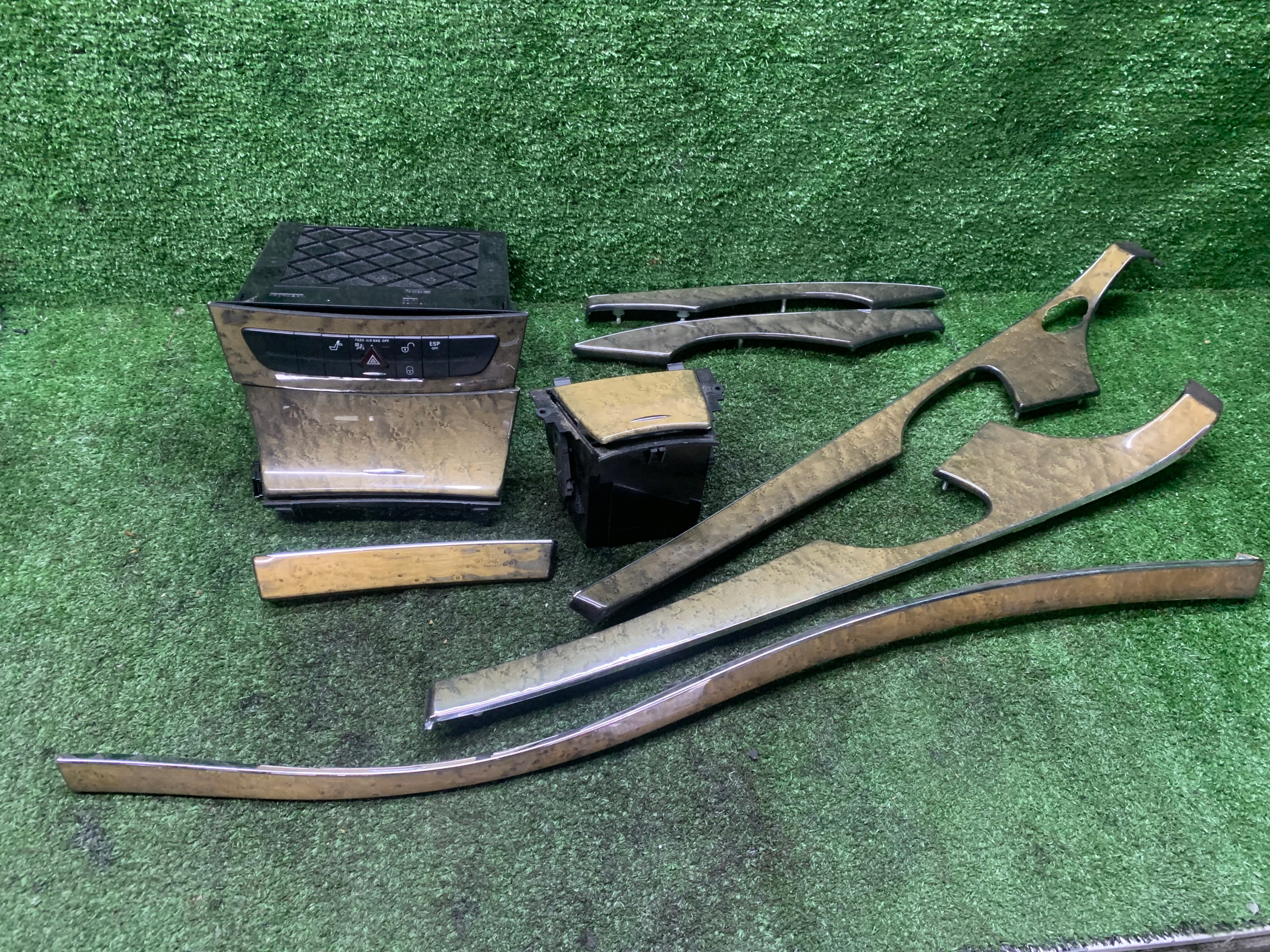 MERCEDES W211 DREWNO DEKORY DEKOR LISTWY LISTWA OZDOBNE KOMPLET