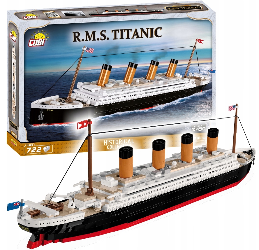 Zestaw Cobi Titanic 1929 1:450 722 elementów