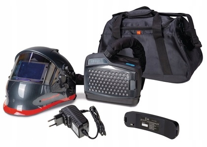 AUTOMATYCZNA PRZYŁBICA SPAWALNICZA Z SYST. NADMUCH