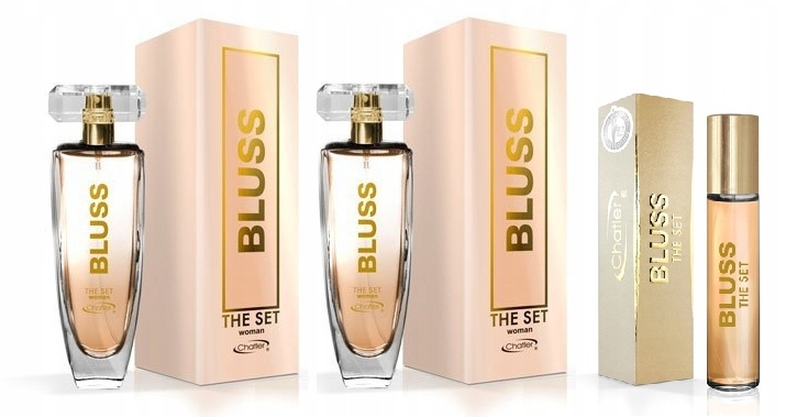 Chatler Bluss The Set Woman 2x100 ml 30 ml parfémovaná voda