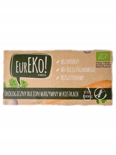 Levně 8 x Eureko Zeleninový vývar v kostkách bez kvasnic, bez palmového oleje 100 g