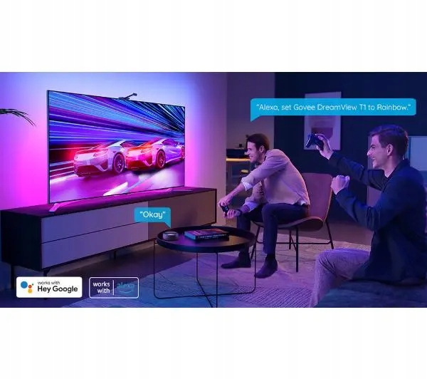 Taśma LED Govee H6199 dla telewizorów 75-85 cali WIFI Bluetooth RGBIC Model H6199