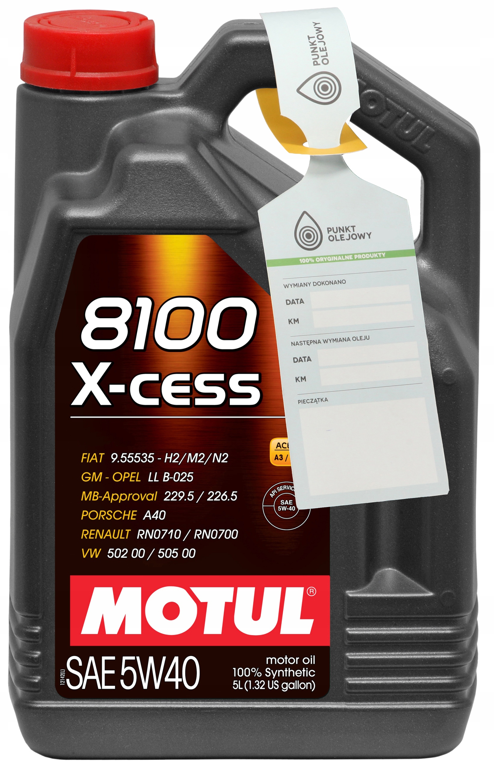 Motul 8100 X-cess 5W40 4L