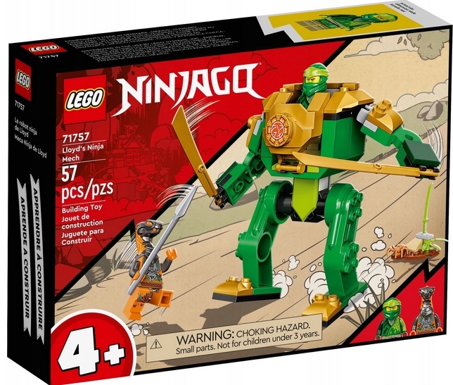 Lego 71757 Ninjago Mech Ninja Lloyda Stavebnice Originální Ideální Dárek