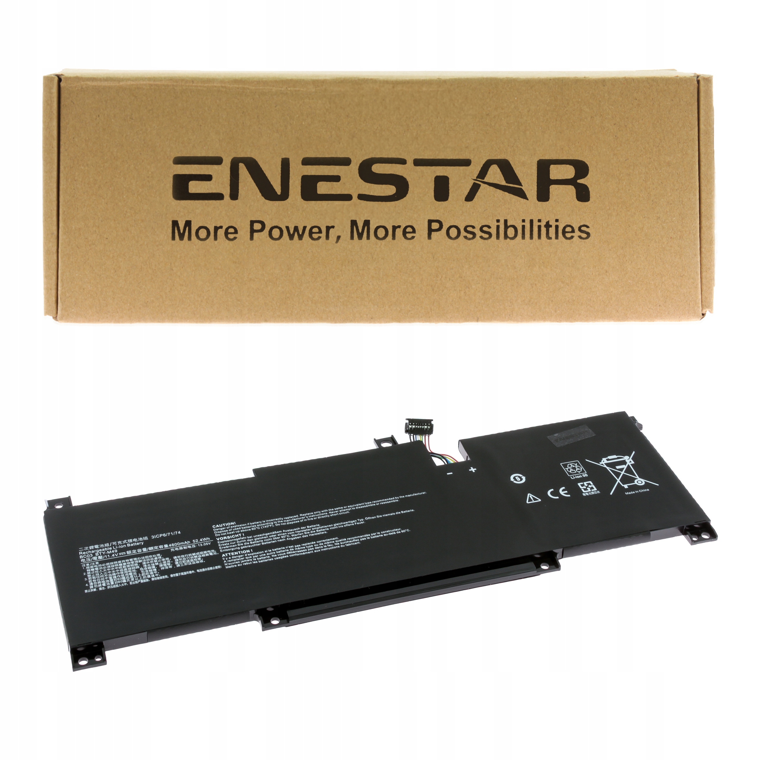 Premium bateria do Msi BTY-M49 Prestige 14 A10RAS A10SC Summit E14 A11SCST