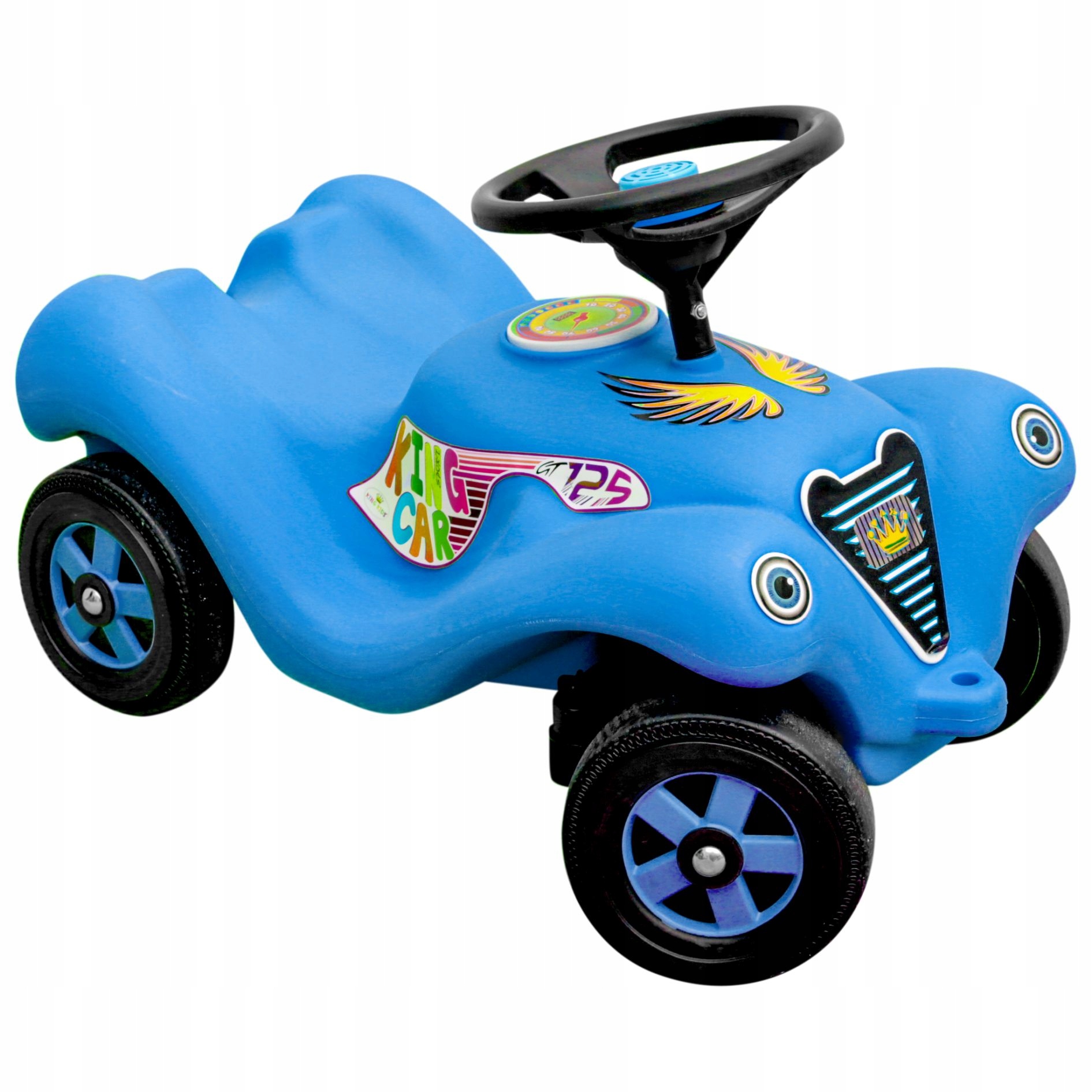 jeździk King Car niebieski