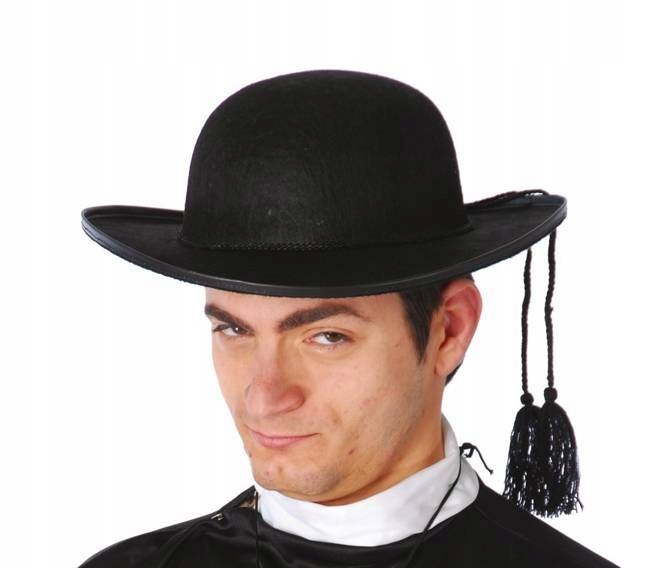 KAPELUSZ KSIĘDZA DUCHOWNEGO KSIĄDZ HALLOWEEN
