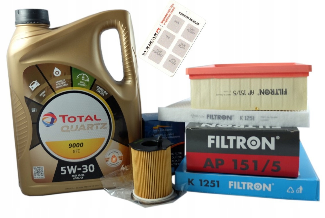 Olej filtre Transit Tourneo Courier 1.5 1.6 TDCi