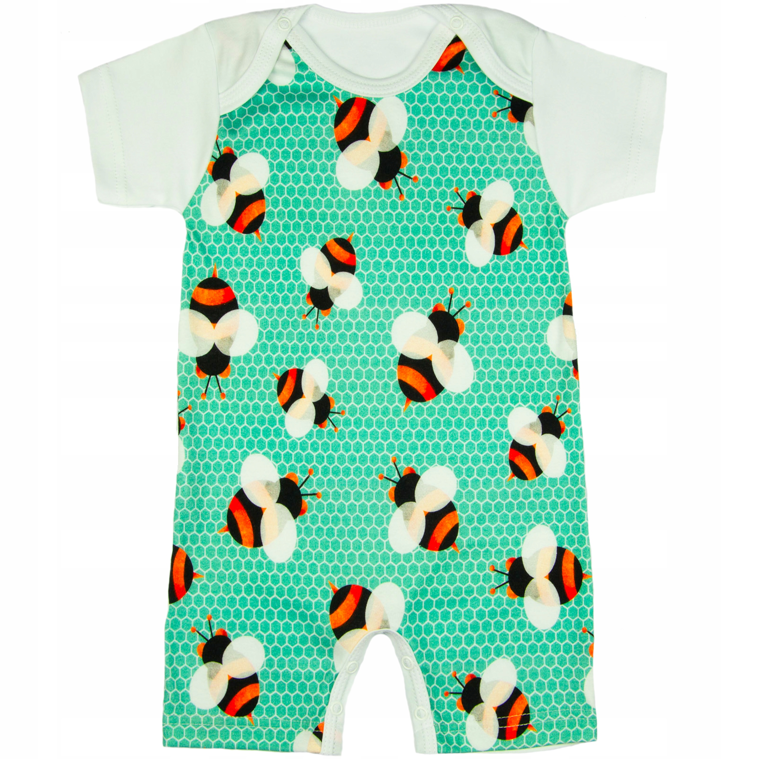 

Rampers Krótki Pajac pajacyk niemowlak bees 80