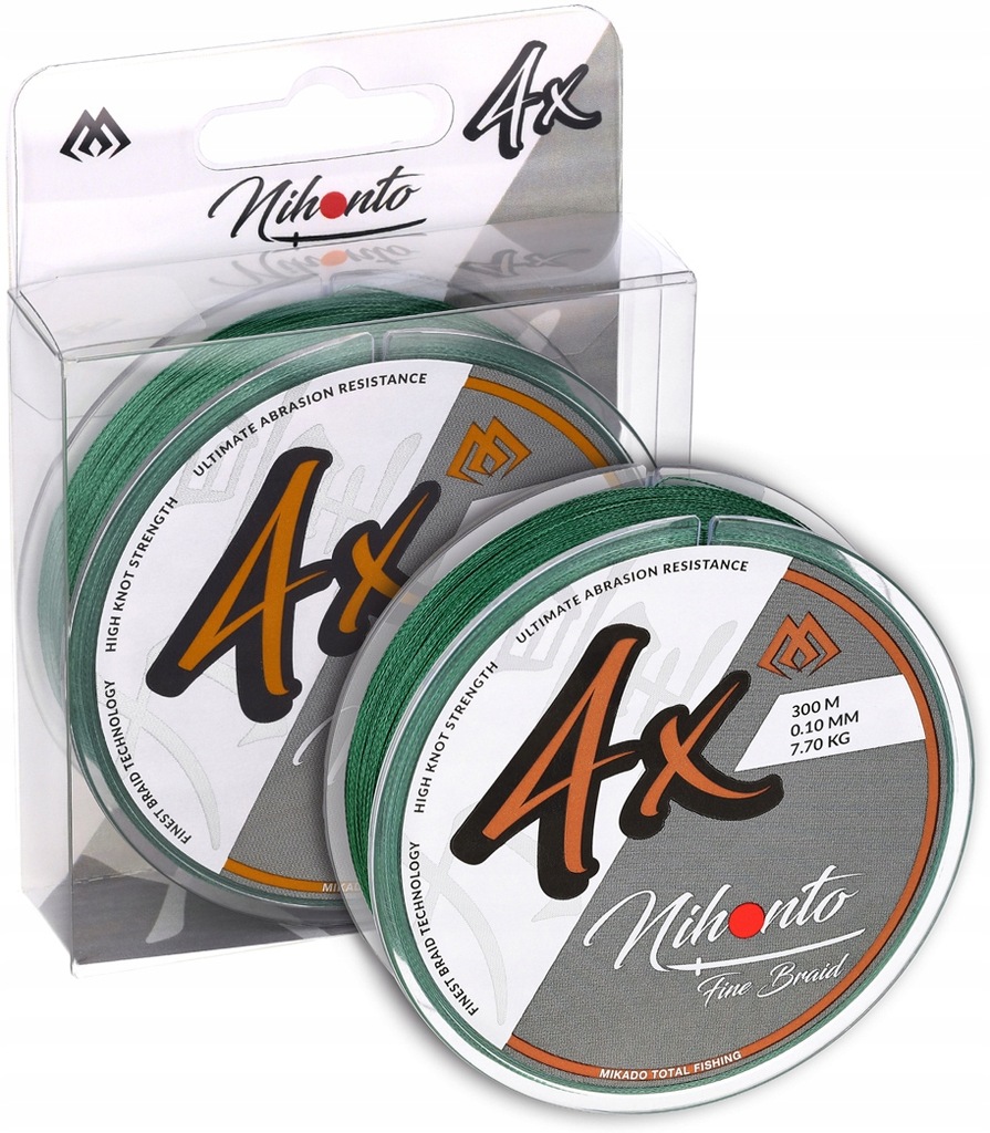 Plecionka 0,14/300m 9,70kg Nihonto Zielona Mikado