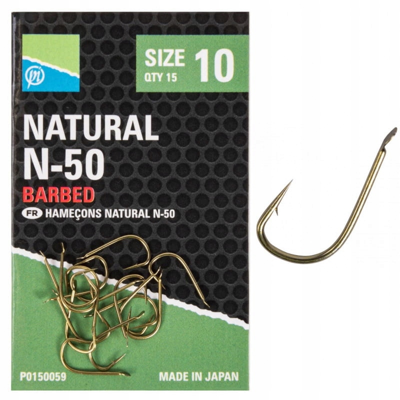 Haczyki Preston Natural N-50 8