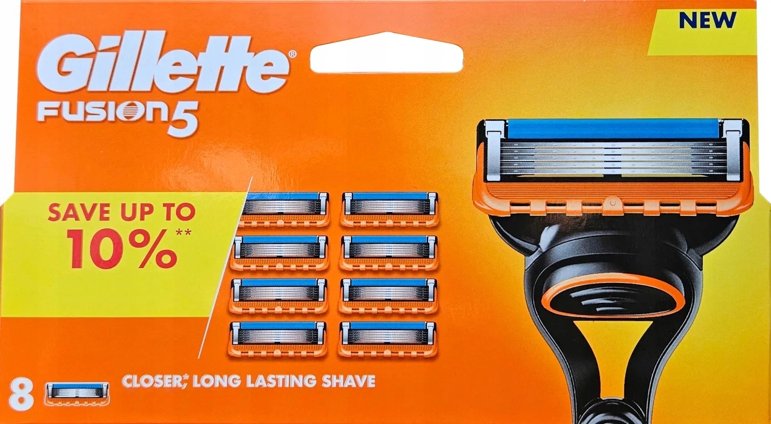 Gillette Fusion 5 čepele náplně 8 ks