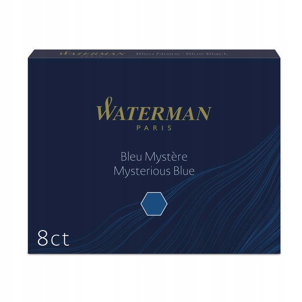 

Naboje do piór Waterman Standard Niebieskie
