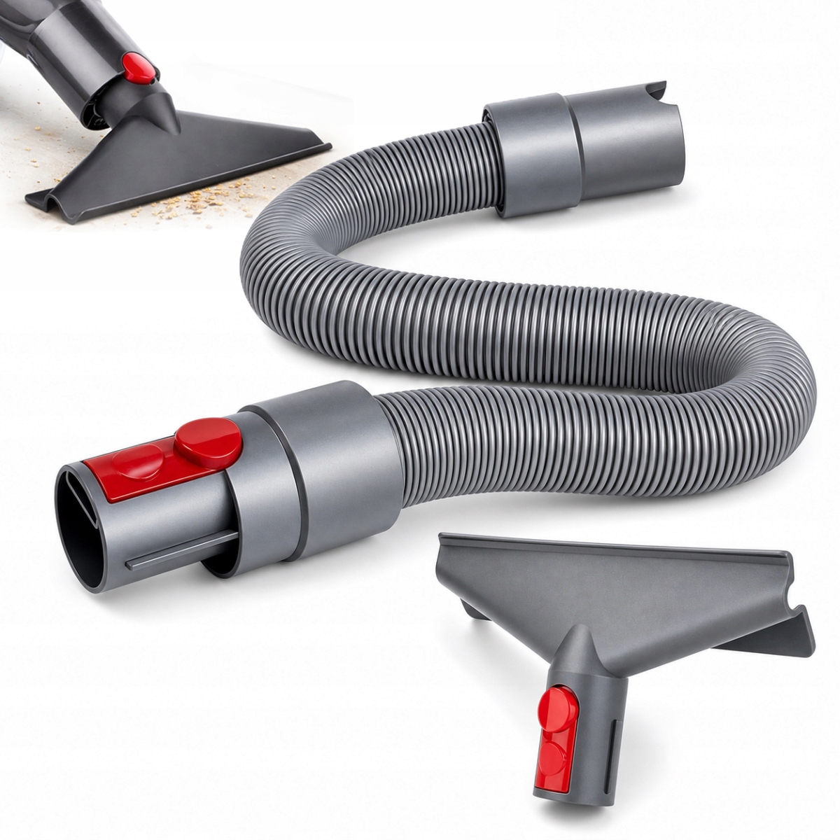 Głowica Ssąca Wąż Elestyczny (rura) Do Dyson V15 V12 V11 V10 V9 V8 V7