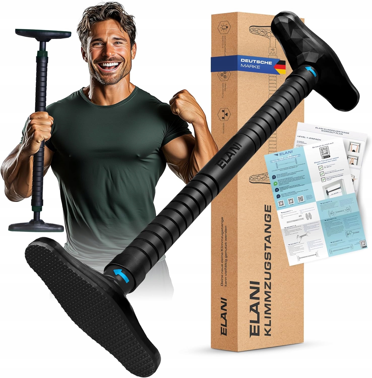 Hrazda pro zvedání cvičení 70-90 cm, nastavitelná až do 300 kg