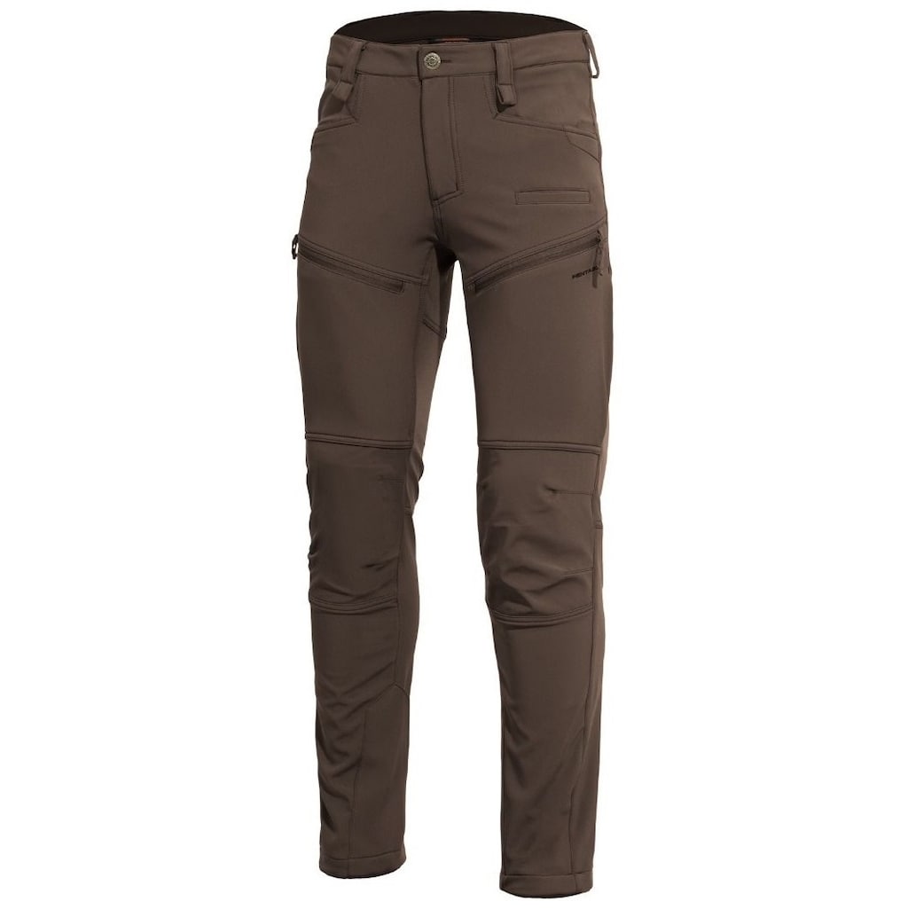 Taktické kalhoty kapsáče Pentagon Renegade Taiga Hnědé voděodolné 36/32