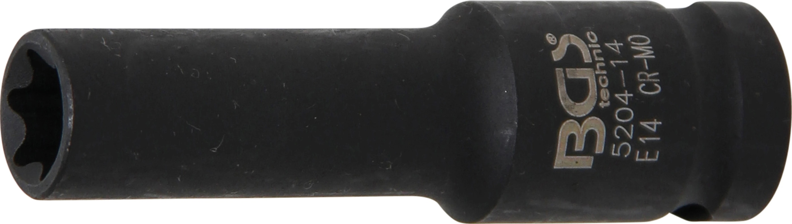 Bgs 5204-14, Głowica nasadowa E-profil, wydłużona 12,5 mm E14