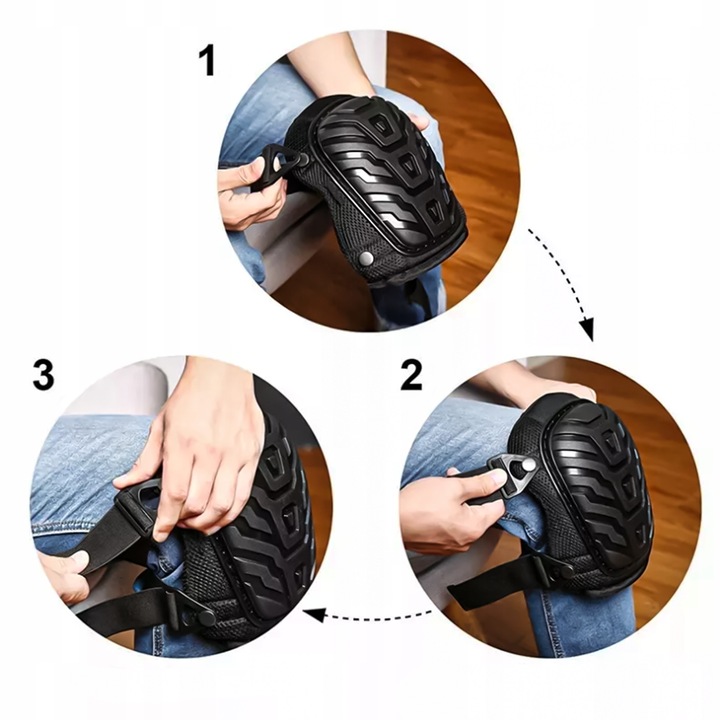 NAKOLANNIKI ŻELOWE OCHRANIACZE BUDOWLANE ROBOCZE NA KOLANA Marka inna