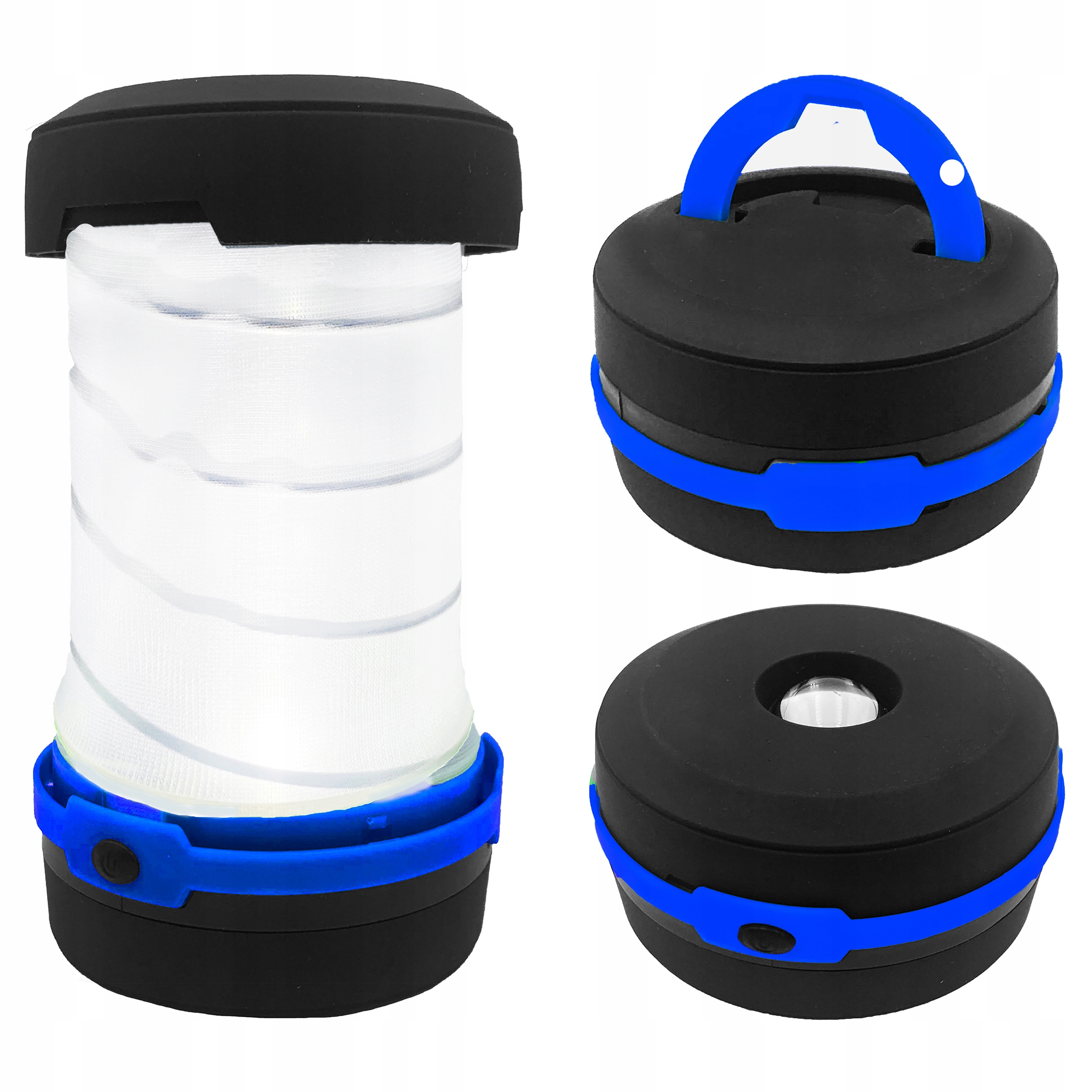 Lampa Turystyczna Składana Lampka Led Kempingowa Pod Namiot 3 Tryby 3W1 Pro