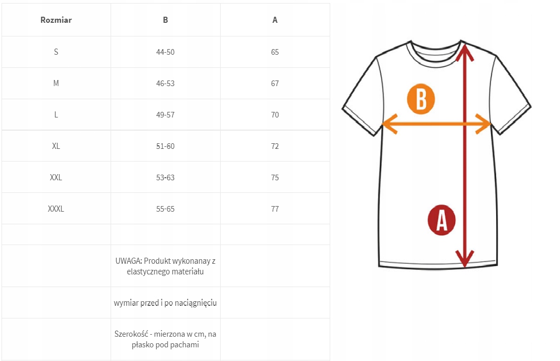 Pit Bull Rashguard Blood Dog Shortsleeve XXL Linia plus size (duże rozmiary)