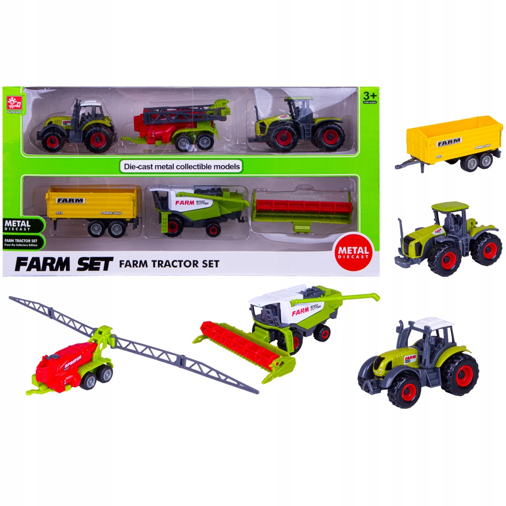 Traktor Ciągnik x2 MASZYNY ROLNICZE Kombajn Bohater brak