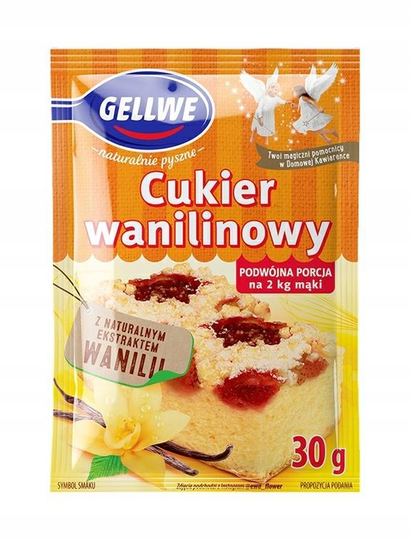 60 Sztuk Gellwe Cukier Wanilinowy 30G