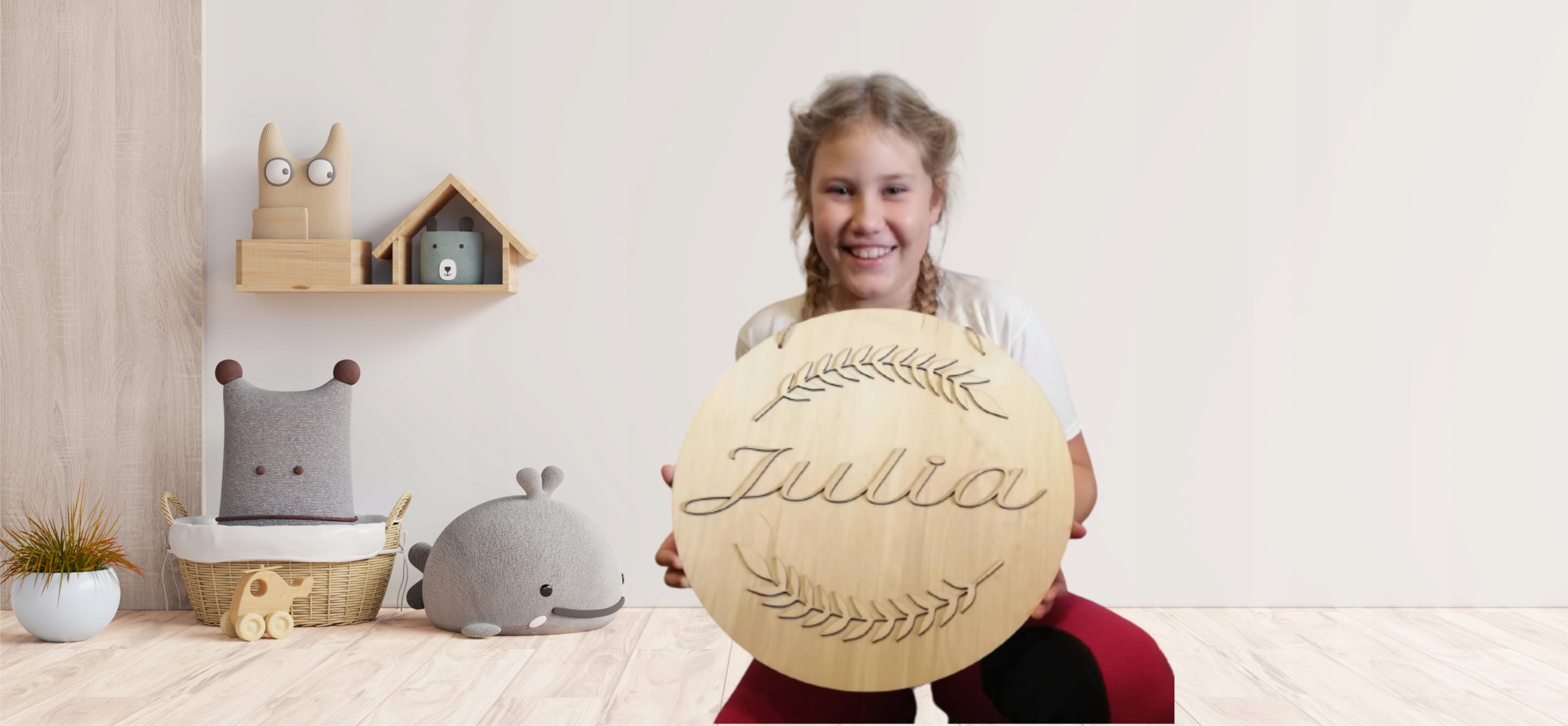 lampka nocna 49cm Ludzik kinkiet Płeć chłopcy