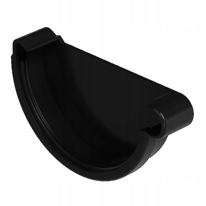 GALECO ZAŚLEPKA PRAWA DENKO PVC 130 CZARNY RAL 9005