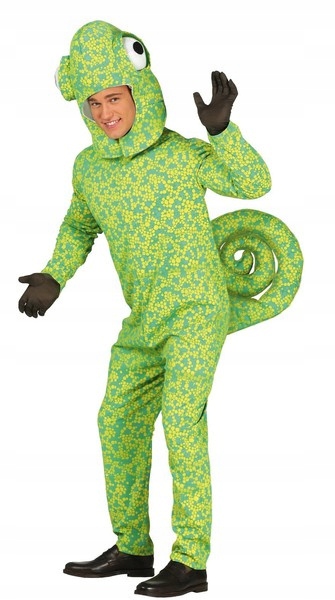 Kostým Zelený Chameleon Chameleona Karneval L