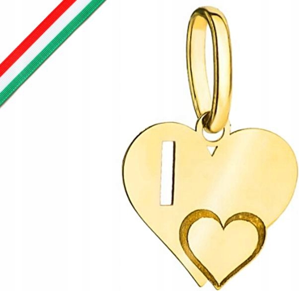Zlatý přívěsek 585 písmenko a srdíčko je ideální jako dárek 14-leté srdce