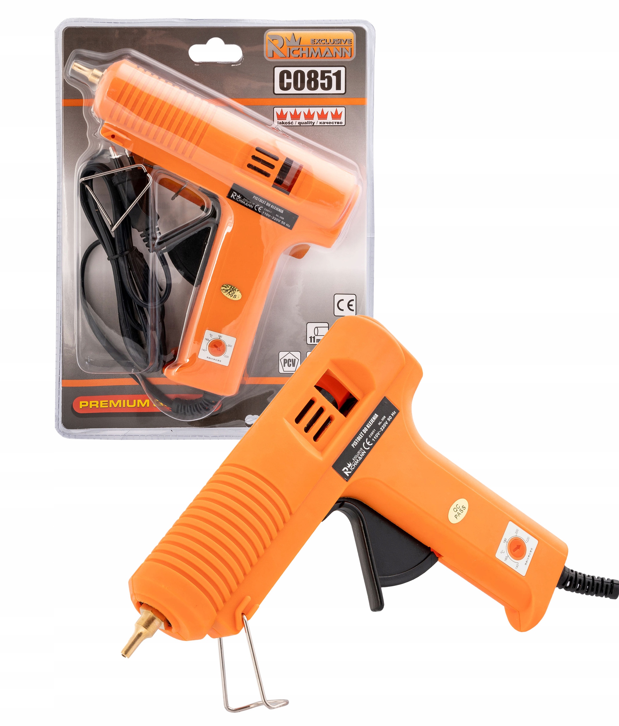 

Pistolet Do Kleju 150W Regulowany Pięciostopniowy