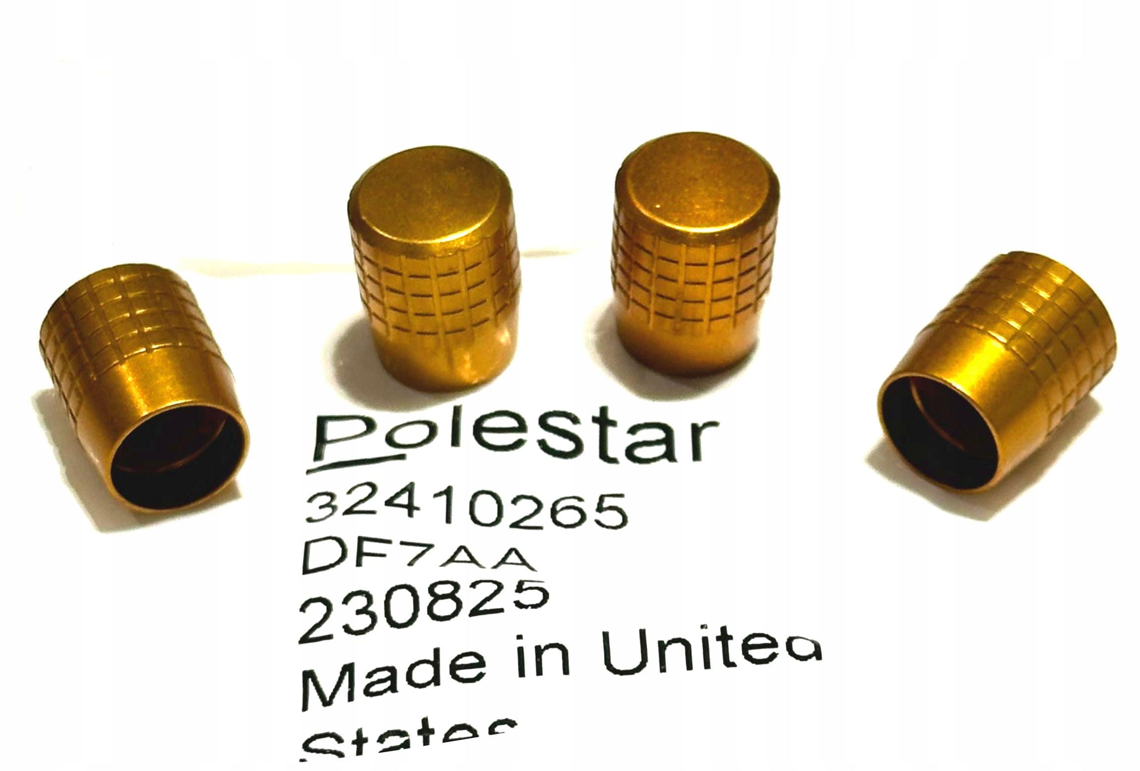 Volvo S60 V60 XC60 XC40 1, 2 zlaté krytky, krytky na ventily Oe