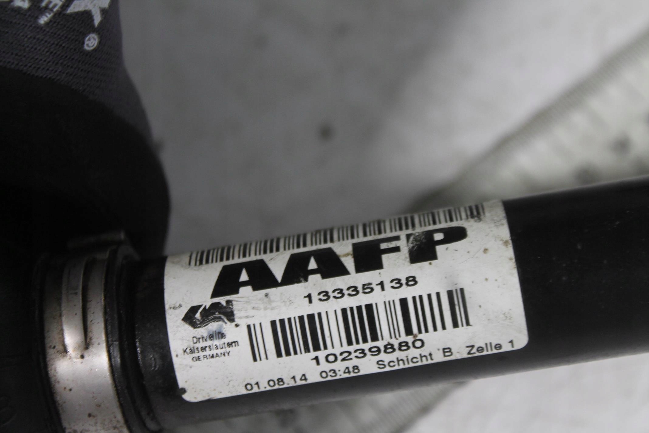 semi-axis right front 13335138 ASTRA J 2.0D AUTOM 12