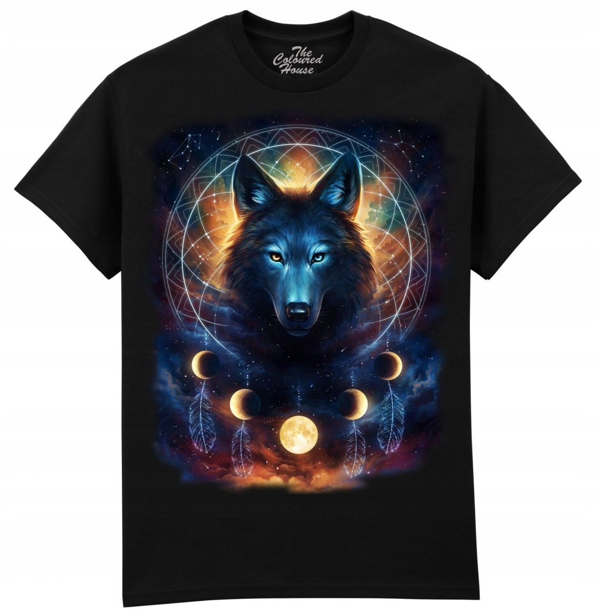Tričko Lapač Snů Dreamcatcher Wolf Tch L