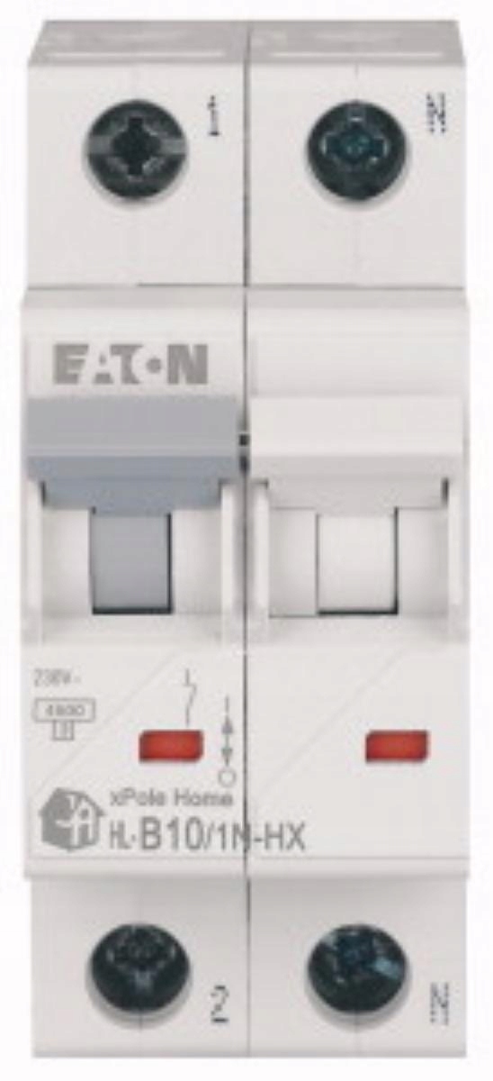 

Eaton HN-B10/1N Wyłącznik nadprądowy 6kA B10A 1P+N