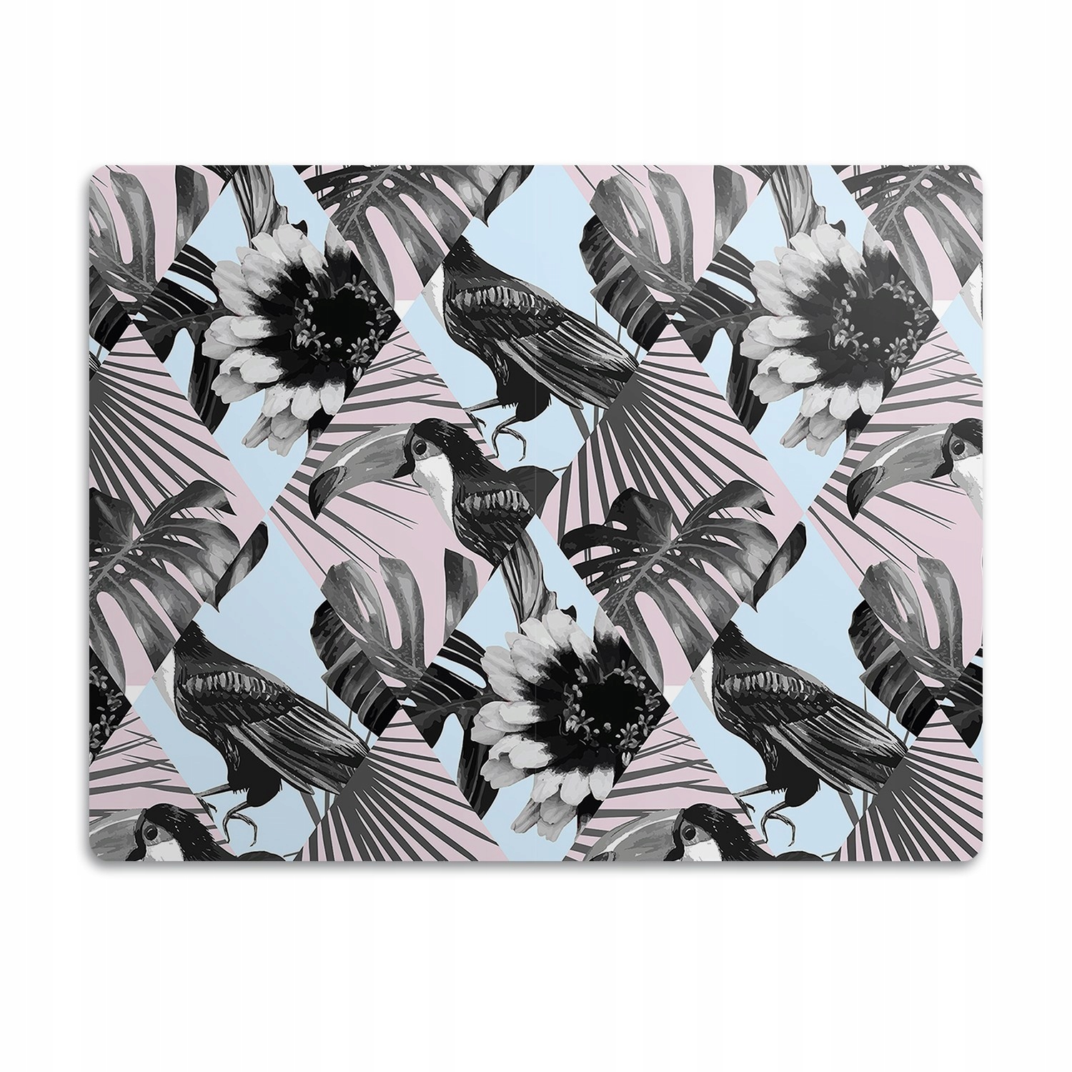 Levně Voděodolná podložka pod misku Tropické Tukany 90x60