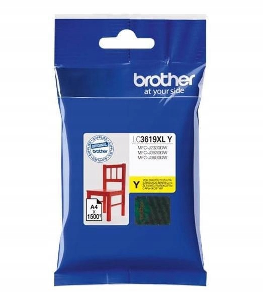 Tusz Brother LC3619XLY (oryginał LC-3619XLY; żółty