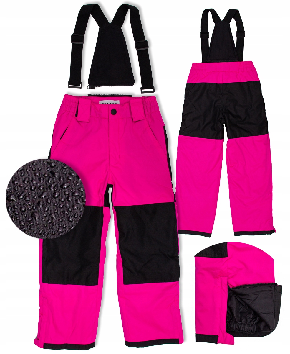 SPODNIE narciarskie DZIECIĘCE KOMBINEZON firi 116