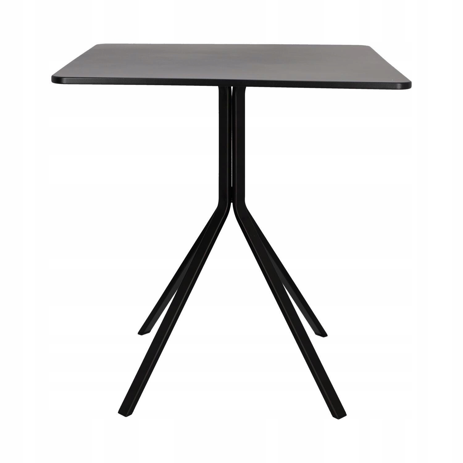 Стол Majkur 70 см черный для маленькой кухни высота мебели 74,5 см
