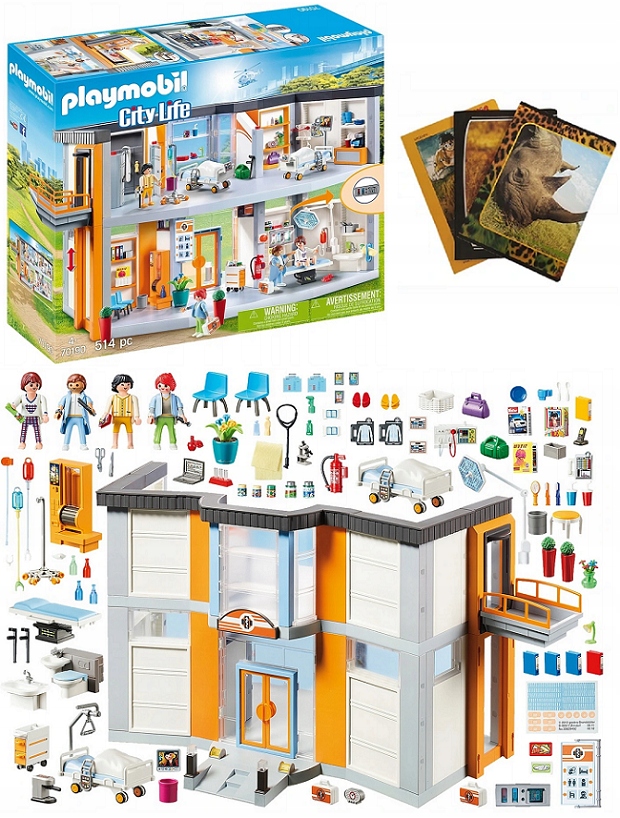 

Playmobil 70190 Duży Szpital Z Wyposażeniem