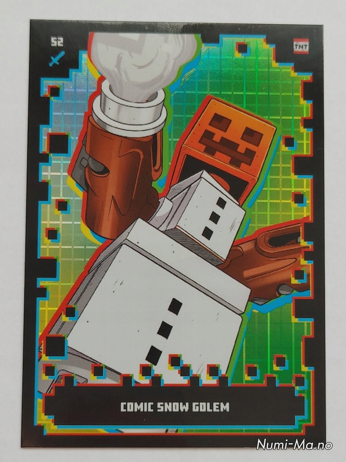Karta Minecraft 052 Comic Snow Golem 0010