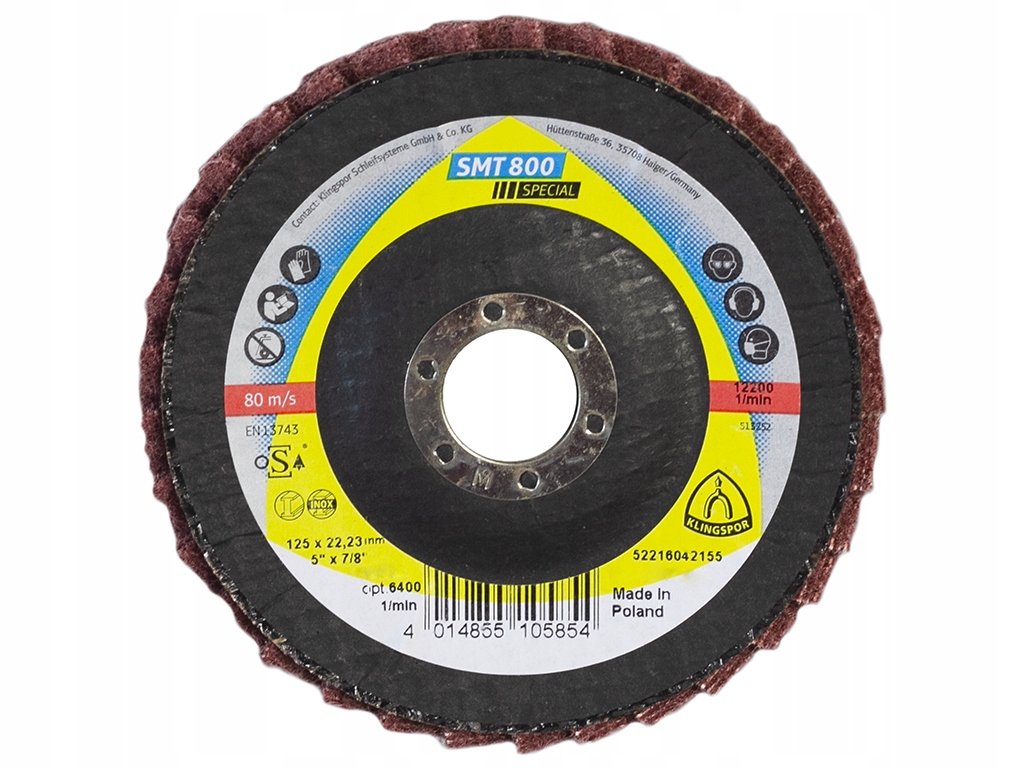 5 x Klingspor щит нетканий матеріал 125 мм дуже тонкий