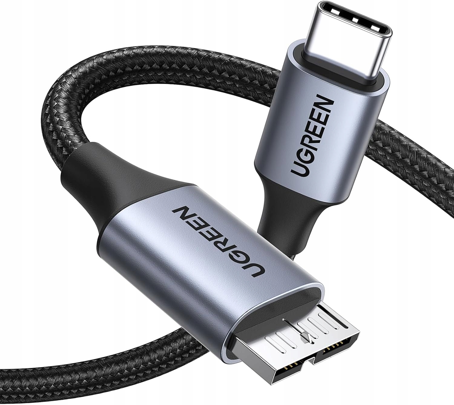 Kabel USB-C - microUSB Ugreen 15231 0,5 m czarny