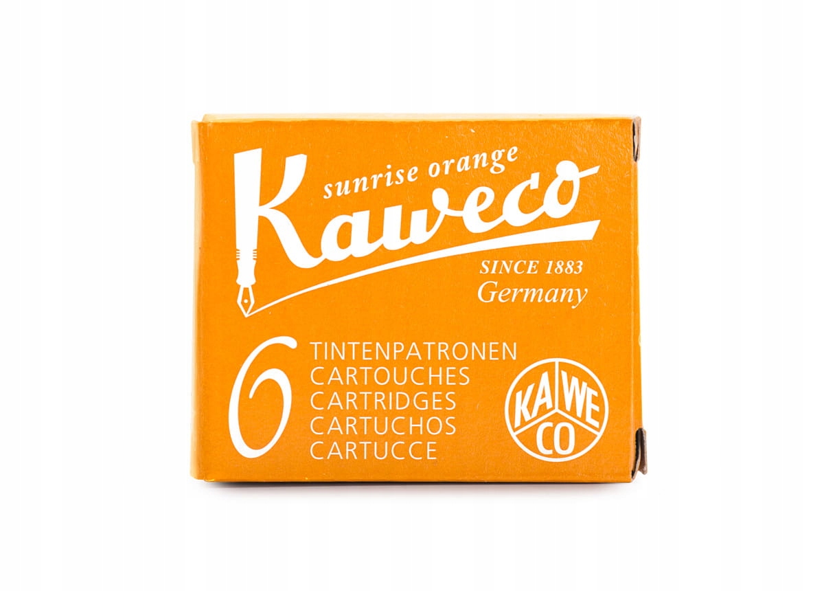 

Naboje Kaweco Sunrise Orange 6szt.